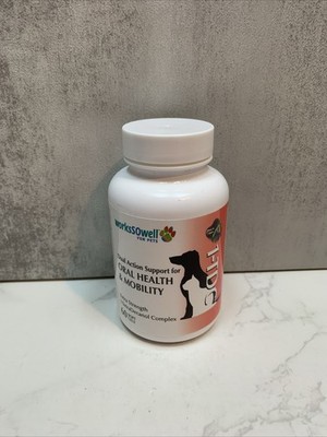 1-TDC Dental & Joint Health Softgel Supplement for Dogs & Cats, 60 Ct Exp 01/28