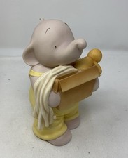 Yellow Gray Elephant Sally Hunter BANK Vintage Michel Humphrey  s Corner