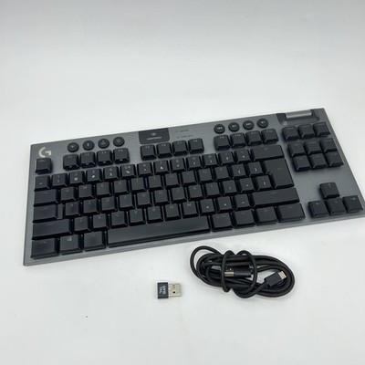 Logitech G915 LIGHTSPEED TKL kabellose mechanische Gaming-Tastatur ohne Ziffernb