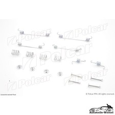 Zubehörsatz Bremsbacken Hinten für Opel Agila Peugeot 107 108 Citroen ab 89->