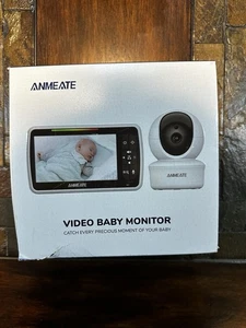 Anmeate Video Baby Monitor Safety WIFI Night Vision Pan Tilt Zoom Camera SM935E