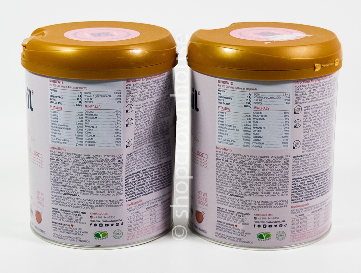 2 cans KENDAMIL Whole Milk 28.2oz POWDER Infant Formula 07/2027 | eBay
