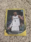 2025-26 Bowman Chrome Victor Wembanyama Yellow Wave Refractor /75 Spurs