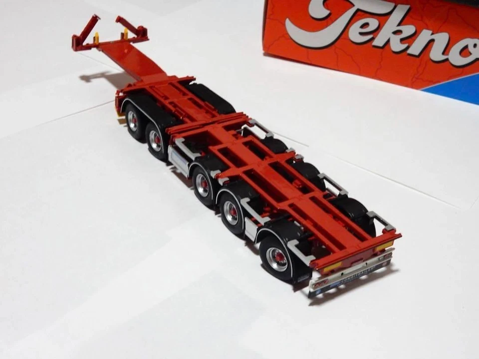 Tekno Combination Trailer 1/50 Diecast Truck Model Collectible Vintage - Image 3 of 4