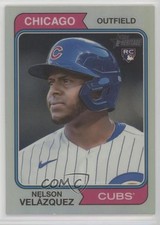 2023 Topps Heritage Chrome Refractor /574 Nelson Velazquez Velázquez #371 0i1b