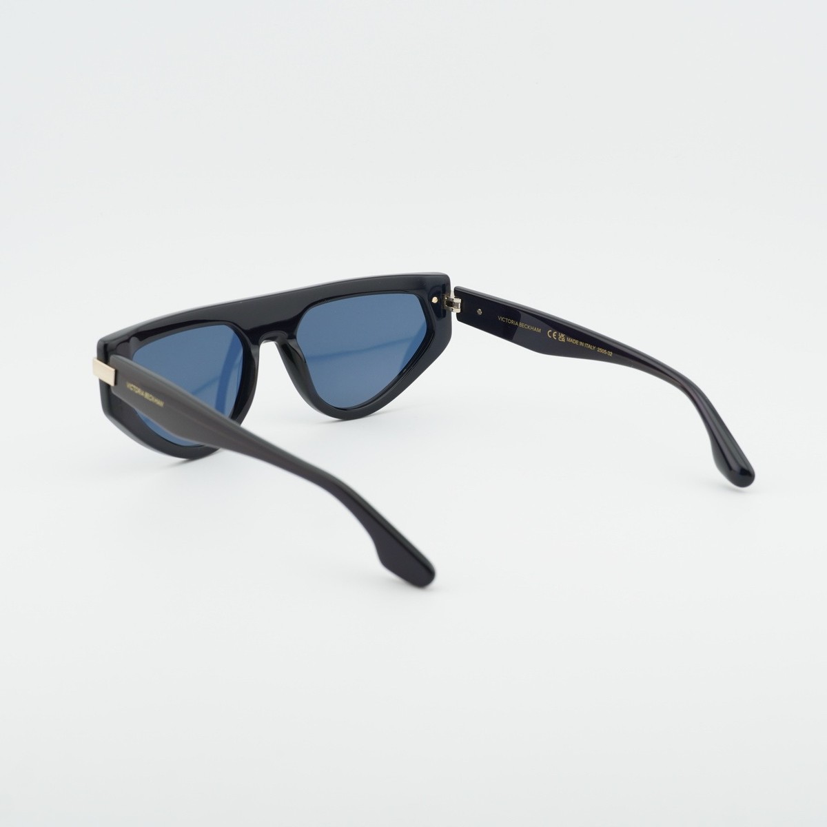 New Victoria Beckham VB685S 415 Metallic Midnight Blue/Blue  display picture 1