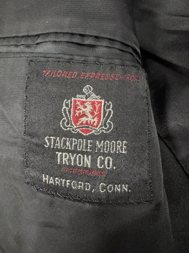 Vintage 60s Tuxedo Dinner Jacket Sharkskin Dupioni Fleck Rockabilly Shawl Red 40 - Image 3 of 4