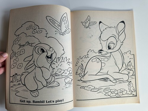 1993 Walt Disney's BAMBI Big Color/Activity Book #4041 A Golden Book Unused - Bild 5 von 13