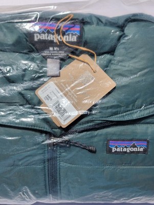 PATAGONIA Down Sweater Mens M Jacket/Coat/Parka 800-Fill Cascade Green NEW $279