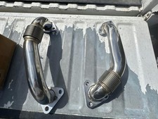 Exhaust Up Pipe Dual Side For 01-16 6.6 Chevy Gmc Duramax Lb7 Lly Lbz Lmm Lml Exhaust Up Pipe Dual Side For 01-16 6.6 Chevy Gmc Duramax Lb7 Lly Lbz Lmm Lml