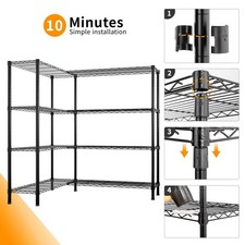 Rack Shelves Adjustable Heavy Duty Garage Shelf Pantry Shelves Kitchen Shelving