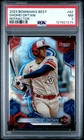 Shohei Ohtani 2023 Bowman's Best Refractors Los Angeles Angels PSA 7