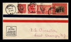 DR JIM STAMPS US COVER EDISON ELECTRIC LIGHT FDC SCOTT 654 COMBO AIR MAIL