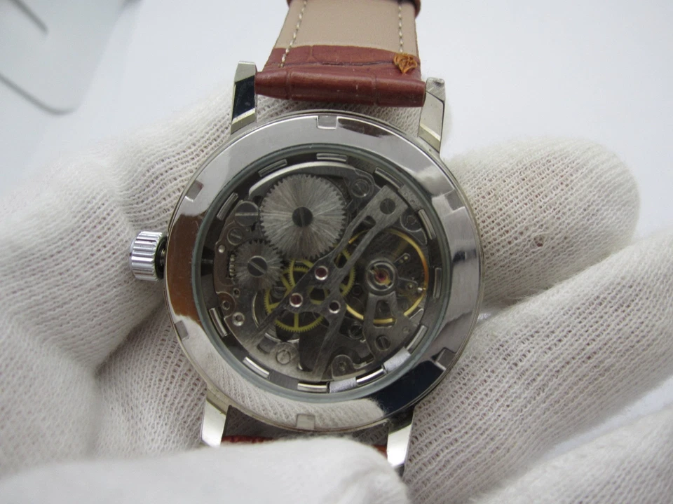 Мужские механические аналоговые круглые часы Sewor 39 мм (H881) - Изображение 3 из 4