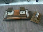 DOUBLE WOOD PALLISSANDER INKWELL / SEE DETAIL