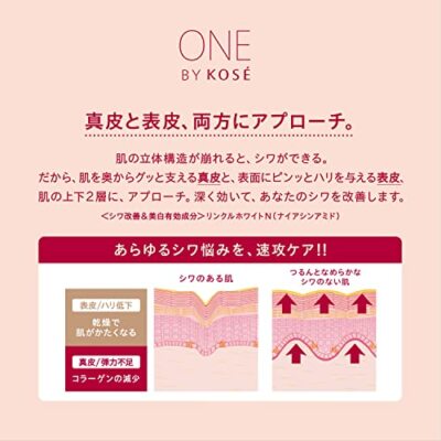 ONE BY KOSE The Wrinkless Wrinkle Regular Whitening Serum 20g Deep