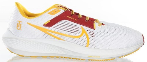 NIKE Pegasus 40 Tuskegee Institute TU Running Shoes Mens‎ 12 White Yellow Red Nike Air Zoom Pegasus 40 TU Tuskegee Institute White Yellow  main image 2