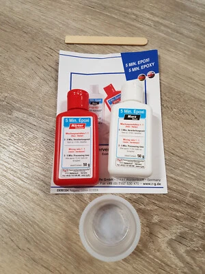 5 Minuten Epoxy 100g R+G 155100-0 50g Harz 50g Härter Klebstoff