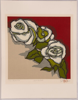Fon Klement: Lithografie ''La Vie en Rose'' 125 Exem./2000/ handsigniert
