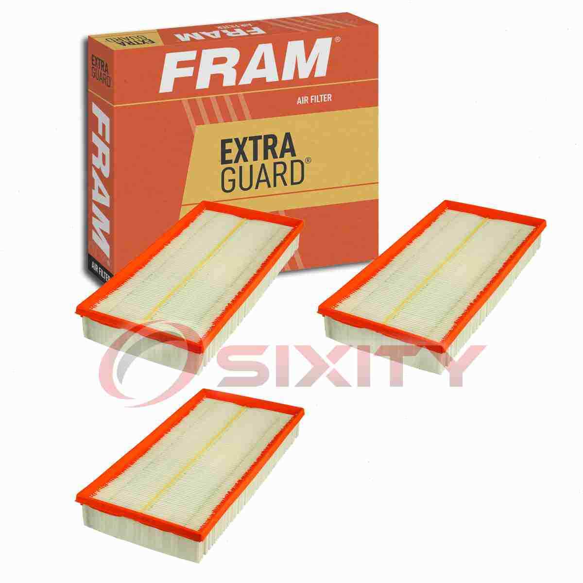 3 pc FRAM Extra Guard CA8602 Air Filters for V10-0624 V10-0612 TA35267 hb