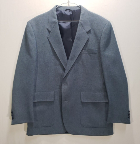 Vintage Levi’s Sport Coat Jacket Mens 44R Blue Gr… - image 1