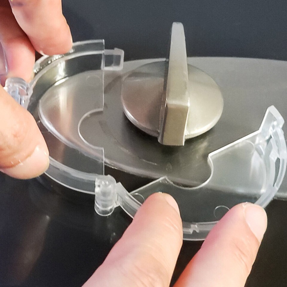 5 Pcs Gas Stove Knob Locks Covers for Child Safety Hob Guard Kitchen