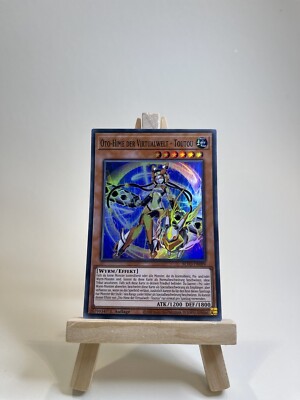 YuGiOh 1x Oto-Hime der Virtualwelt - Toutou BLVO-DE099 1. Auflage Super Rare! NM