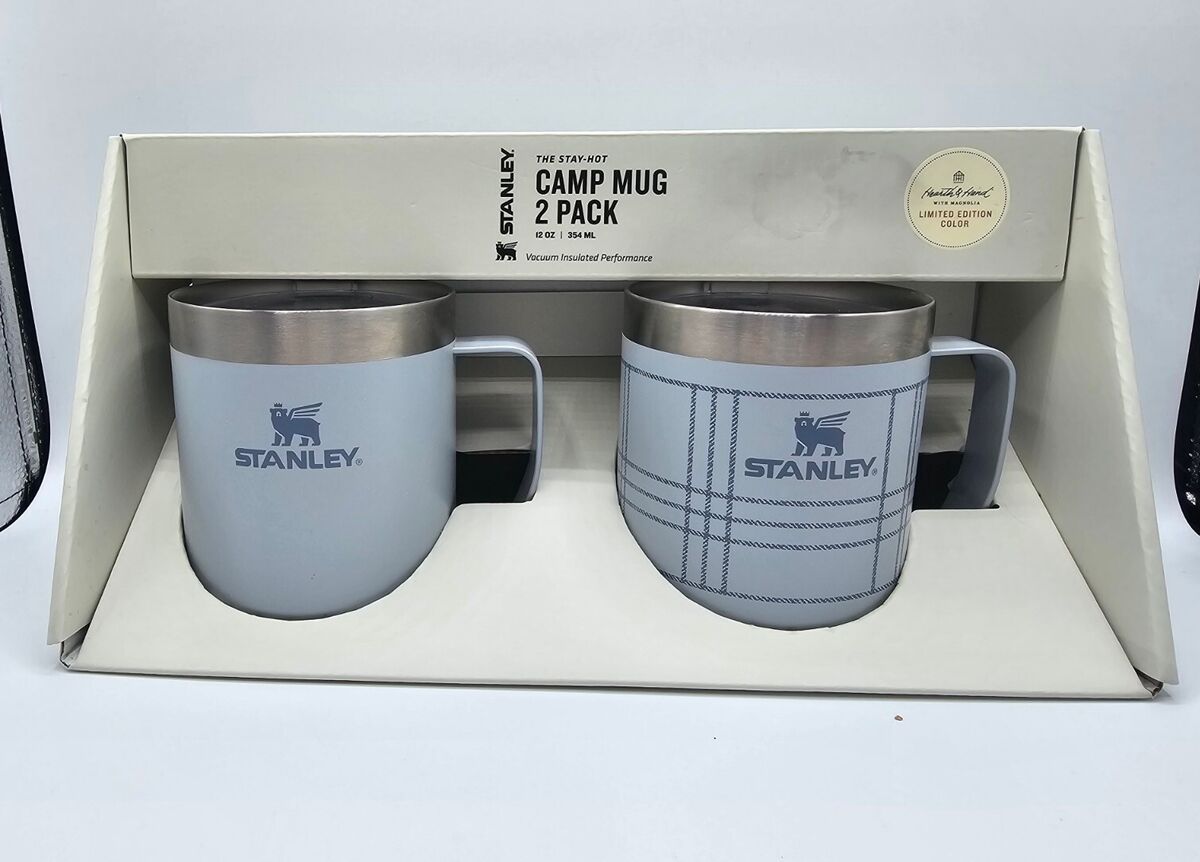 Stanley 12 Oz Camp Mug 2 Pack Hearth & Hand Magnolia Limited Stanley 12 Oz Camp Mug 2 Pack Hearth & Hand Magnolia Limited