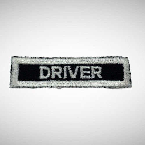 Vintage Driver Racing Biker Race  Embroidered Sew On 4” Patch