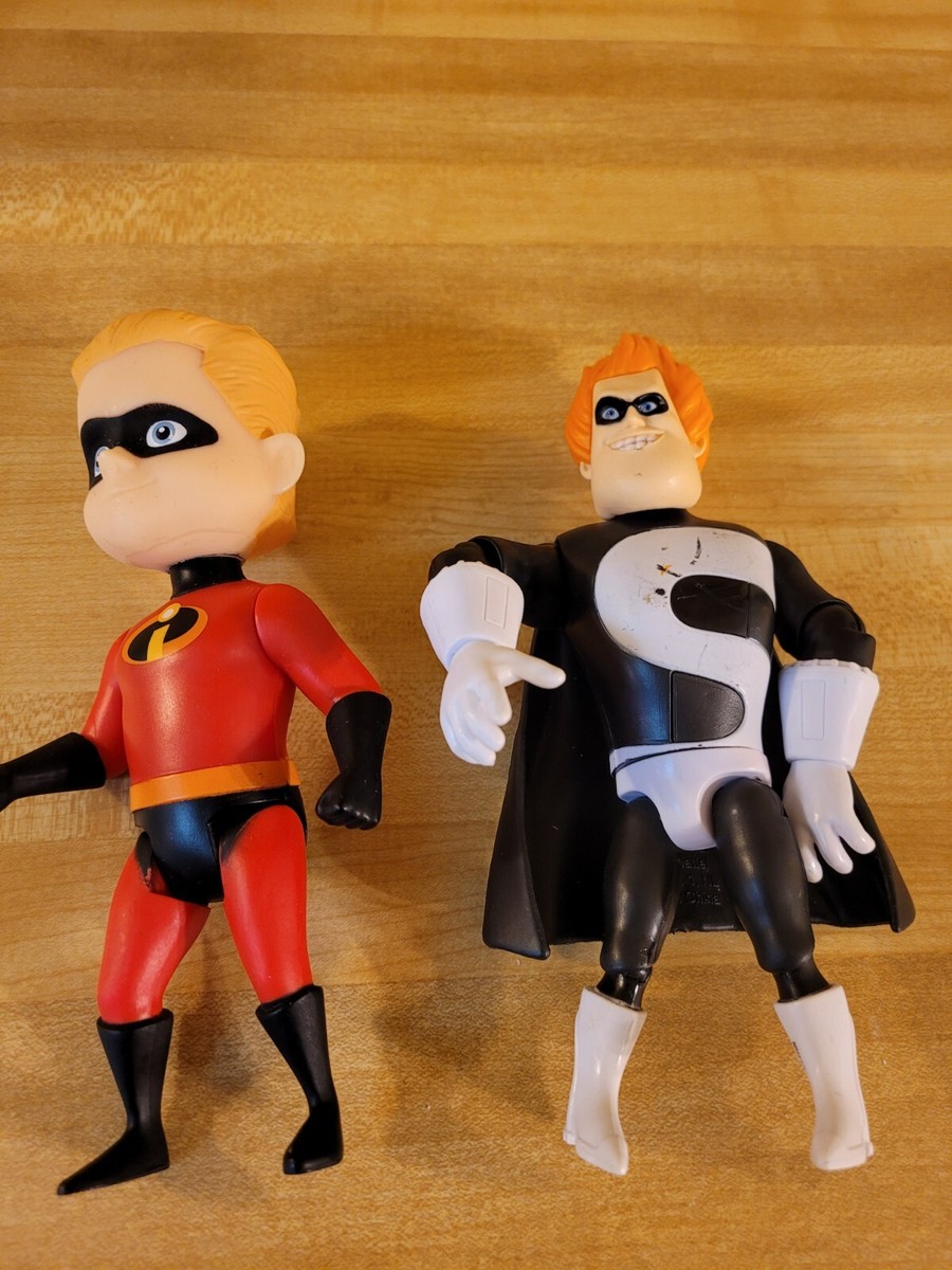 Disney The Incredibles Syndrome Figure (Talking) And Dash Figure