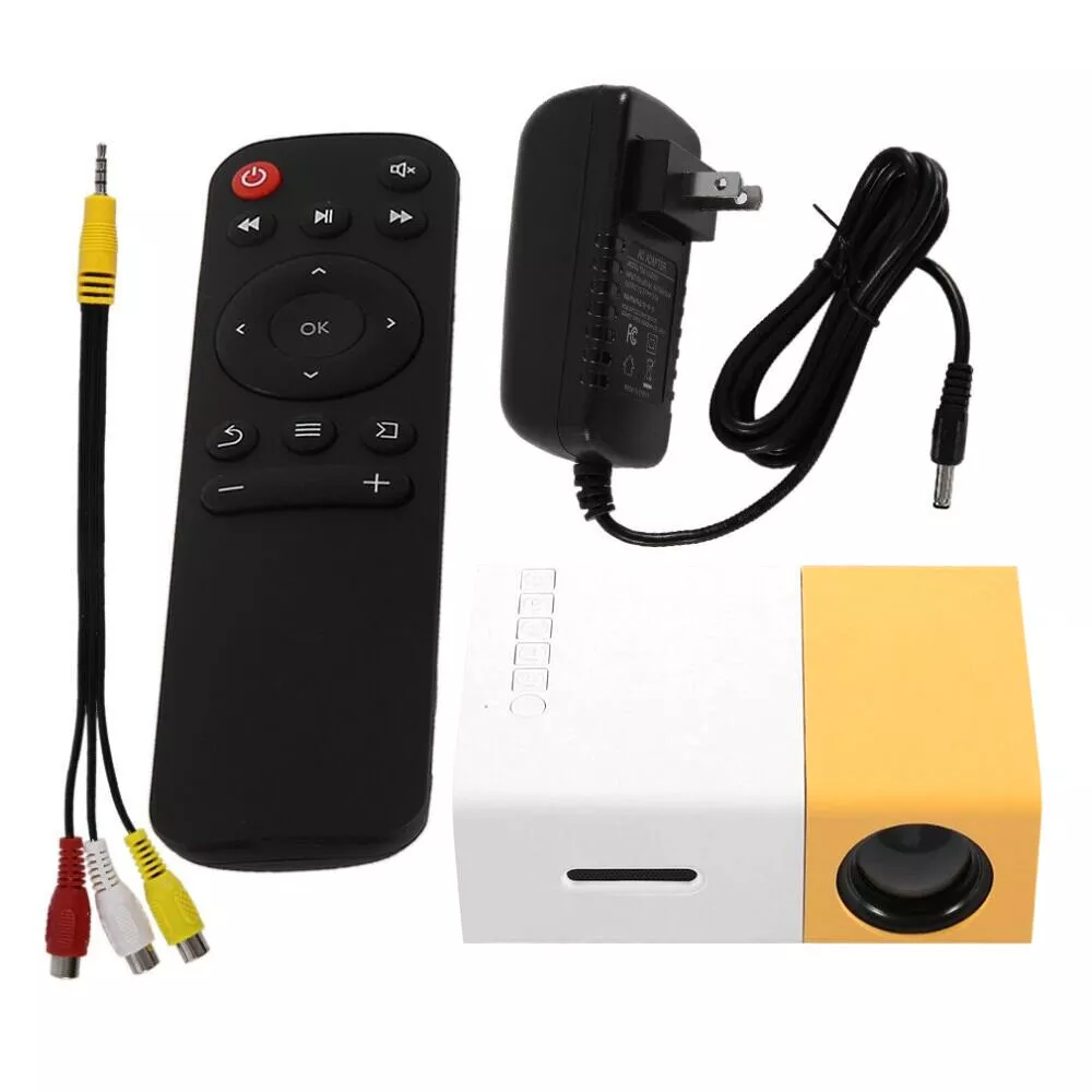 Portable Mini Projector 1080P LED WiFi Video Home Office Theater Cinema HDMI USB Portable Mini Projector 1080P LED WiFi Video Home Office Theater Cinema HDMI USB