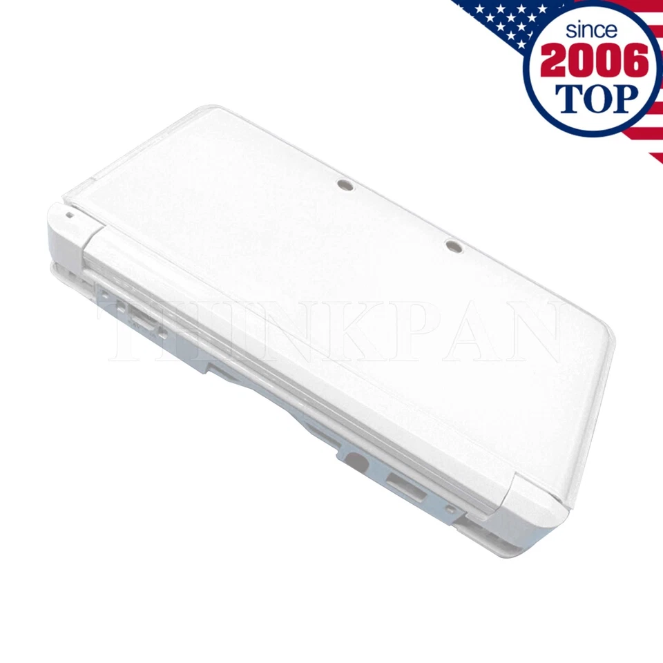 Full Housing Shell Case for Nintendo 3DS System Replacement Screen Console White - Image 4 of 4