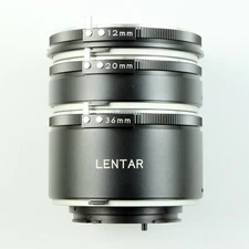 Lentar - 3-Tube Extension Set 68mm Total Extension for Minolta SR-T Cameras