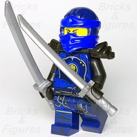 LEGO&reg; Ninjago Jay Minifigure Blue Ninja Hands of Time Black Armour 70626 njo282