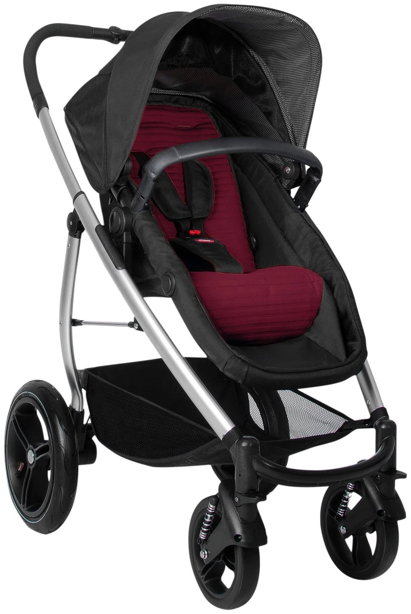 Phil&Teds Smart Lux Stroller in Ruby Color Brand New!! 21 Riding