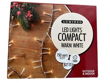  NEW 750-Bulb Warm White Light Set LED Compact clear Wire Timer 8 Functions