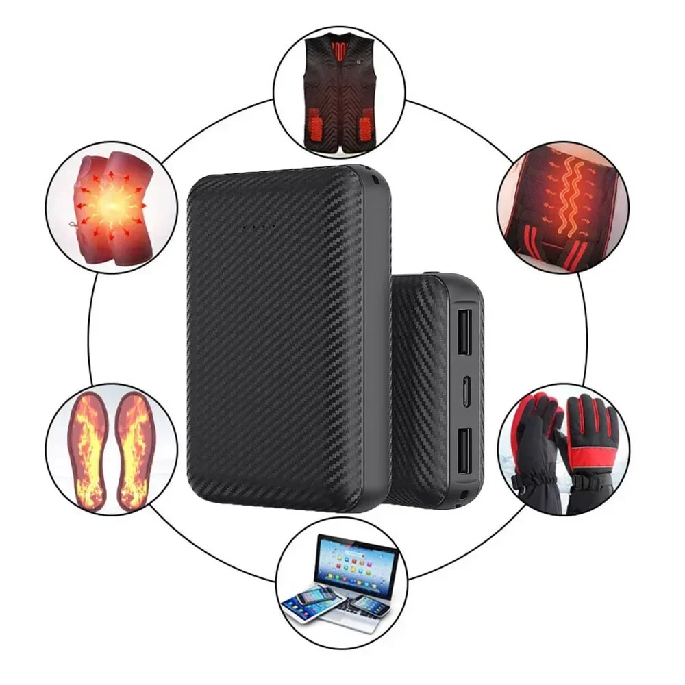 USB-C Power Bank for Heated Vest - 5V 3A Phone Charger