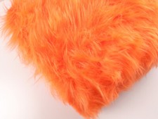 ZOTTEL PLÜSCH FELL Stoff Langhaar ORANGE EUR 20,00/m