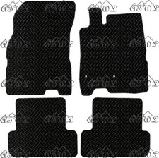 FITS RENAULT MEGANE COUPE (ALTERNATIVE) 2008 TO 2016 BLACK RUBBER CAR FLOOR MATS