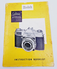 Vintage Instructions Manual For Kodak Retina Reflex Camera In English Language