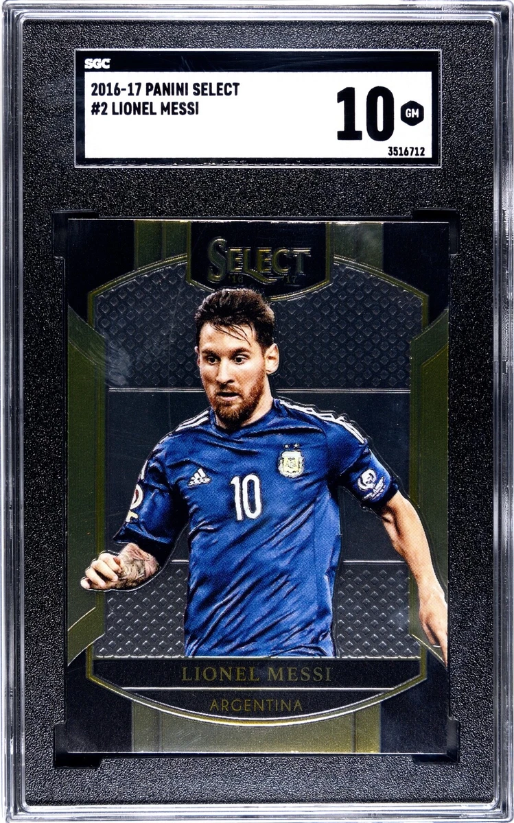 2016-17 Panini Select Soccer #2 Lionel Messi SGC 10 GEM MINT | eBay