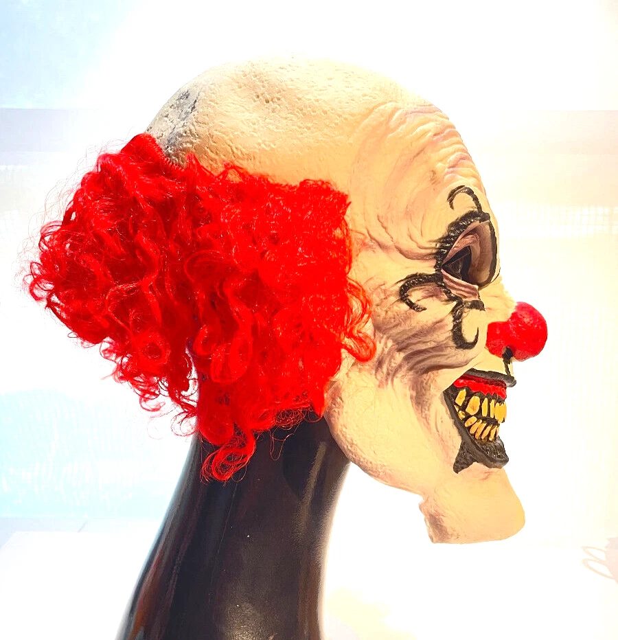 Scary Clown Rubber Mask California Costume Adult - Image 3 of 4