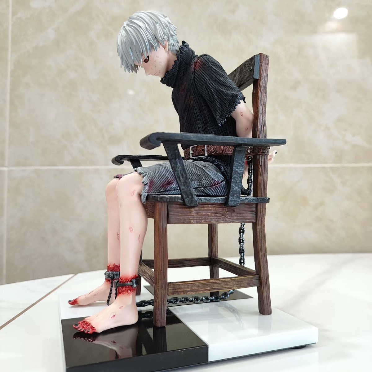 Tokyo Ghoul Kaneki Ken Resin BW Studio Figurine Model 20cm 1 Tokyo Ghoul Kaneki Ken Resin BW Studio Figurine Model 20cm 1