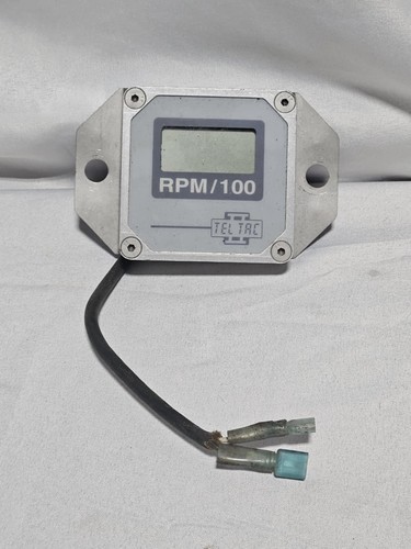 Tel Tac II Heavy Duty Racing Race Digital Tachometer w/ Memory Recall
