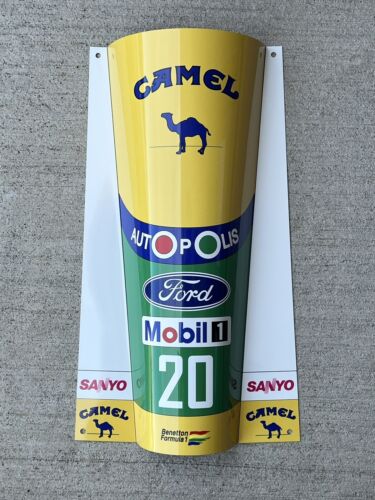 WOW!!! FORMULA 1 F1 Nelson Piquet  Benetton FORD 1991 Race Car Nose Sign - Picture 1 of 7
