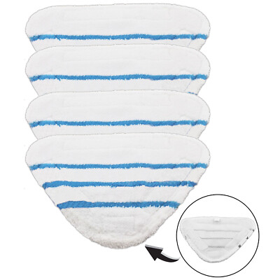 Bodenbelag Pads für EASY STEAM X10 10-in-1 Dampfreiniger Mopp Mikrofaser Pad x 4