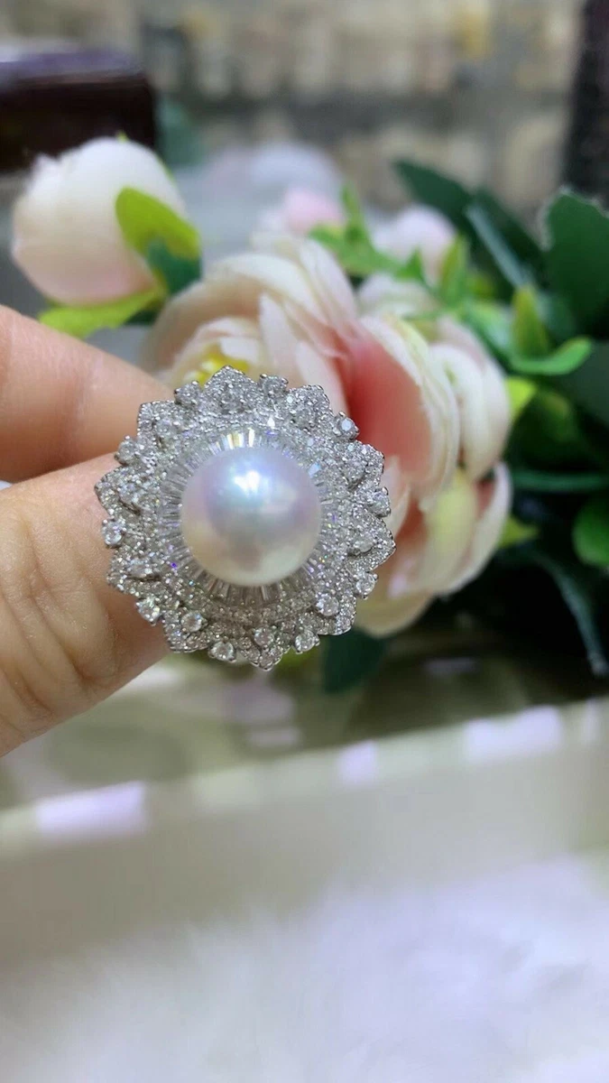 White pearl on sale ring price