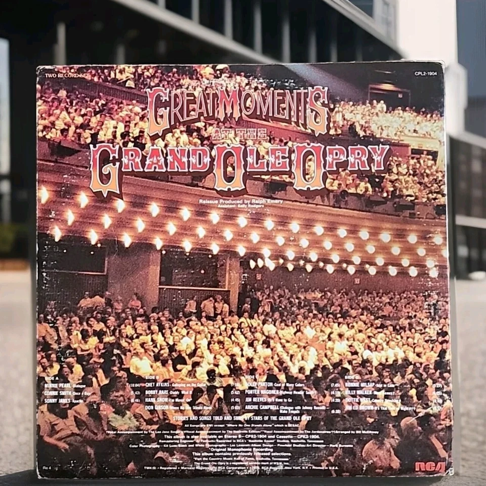 Great Moments At The Grand Ole Opry 2lp VINYL RCA Victor CPL2-1904 1977 - Image 2 of 4