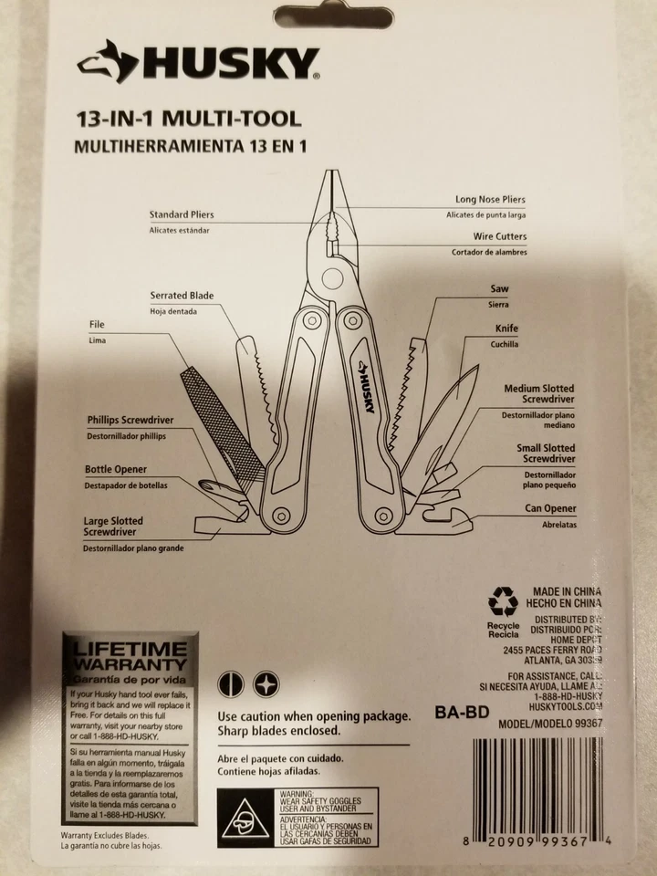 Multiherramienta HUSKY 13 en 1 Foto 4 de 4