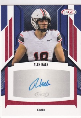 2024 Sage High Series Red Auto #A-AH Alex Hale Oklahoma State Cowboys